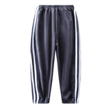 Double-sided Brushed Girls Outer Wear Sports Pants Fleece-lined Thickened Baggy Pants