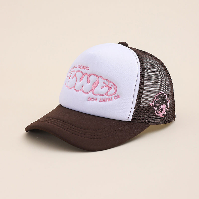 Cartoon Anime Embroidery Sun Baseball Cap