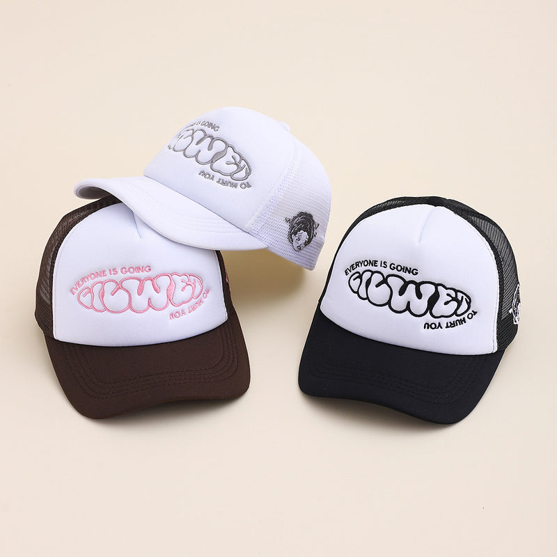 Cartoon Anime Embroidery Sun Baseball Cap