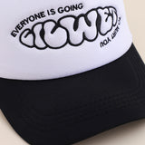 Cartoon Anime Embroidery Sun Baseball Cap