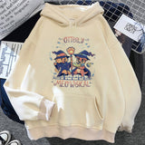 Furry Hoodie Youthful Y2K Pattern Kawaii Athleisure Teen