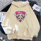 Furry Hoodie Youthful Y2K Pattern Kawaii Athleisure Teen