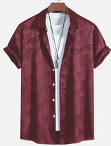 Printed Trendy Loose Men's Shirt