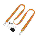 Backless Crossbody Widened Printing Anti-lost Hang Rope Fixed Card Type Mobile Phone Shoulder Strap Neck Rope