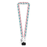 Backless Crossbody Widened Printing Anti-lost Hang Rope Fixed Card Type Mobile Phone Shoulder Strap Neck Rope