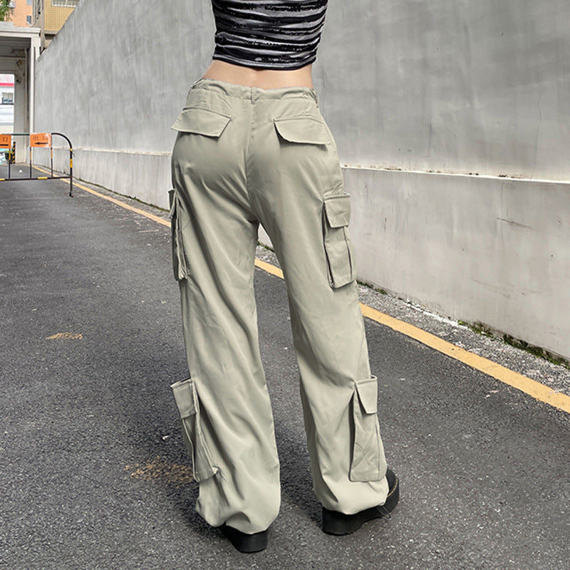 Personalized Side Pocket Low Rise Cargo Pants