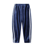 Double-sided Brushed Girls Outer Wear Sports Pants Fleece-lined Thickened Baggy Pants