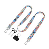 Backless Crossbody Widened Printing Anti-lost Hang Rope Fixed Card Type Mobile Phone Shoulder Strap Neck Rope