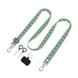 Backless Crossbody Widened Printing Anti-lost Hang Rope Fixed Card Type Mobile Phone Shoulder Strap Neck Rope