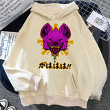 Furry Hoodie Youthful Y2K Pattern Kawaii Athleisure Teen